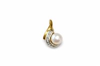 Charm Idee Preziose dal 1987 Dame in Gelbgold Perla IP.CHK18M/62